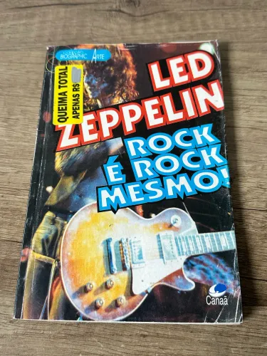 Para colecionador: Revista Led Zeppelin coleção "Biographic Arte".