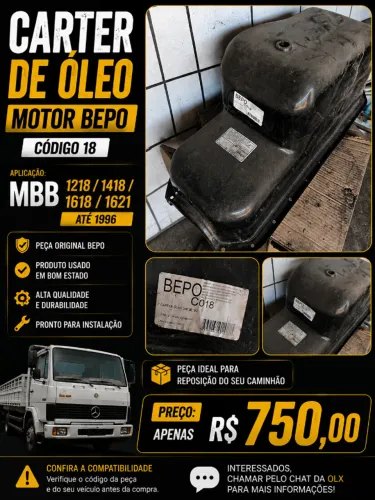 Cárter de Óleo Motor Bepo - C018