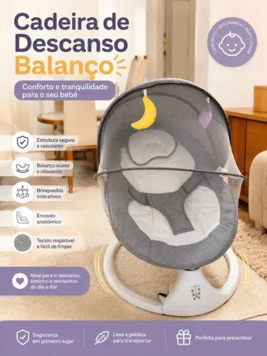 Cadeira balanço bebe