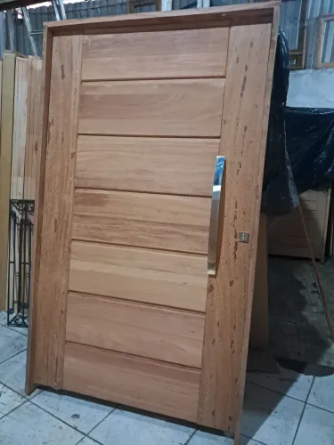 Porta pivotante 128x214mt madeira Angelim