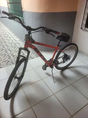 Bicicleta aro 27 aluminio GTI seminova