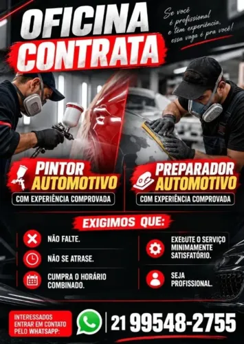 Preparador e Pintor automotivo
