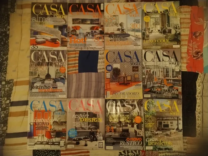 Revistas Casa Vogue 2012 e 214 sortidas