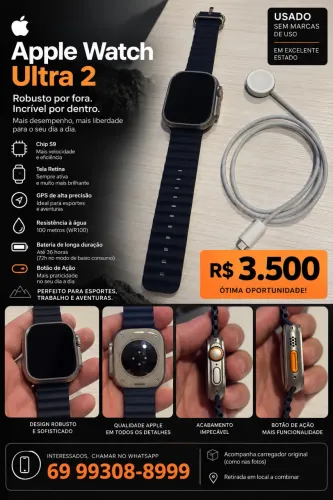 APPLE WATCH ULTRA 2 - IMPECÁVEL