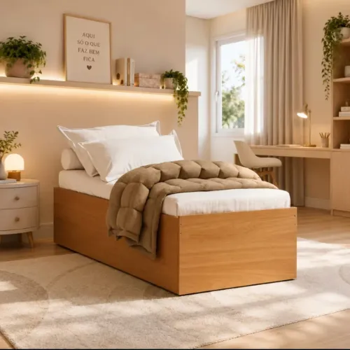 Cama Matrix Solteiro Bicama 3 em 1