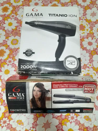 Secador de cabelo e prancha Gama Italy