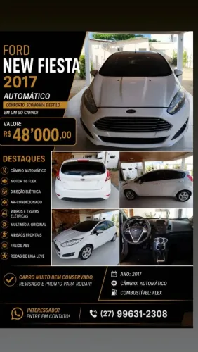 Ford Fiesta SEL 1.6 16V Flex Aut. 5P 2017
