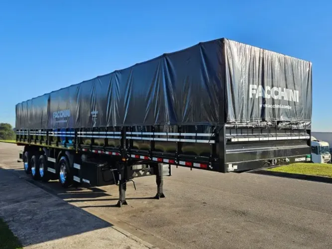 Carreta Graneleira 4 Eixo Facchini Ano 2026 0km Pronta Entrega Chapa Xadrez 14. x 1.80