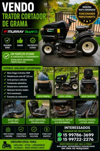 Trator cortador de grama Murray trapp