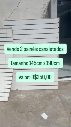 Vendo painéis canaletados