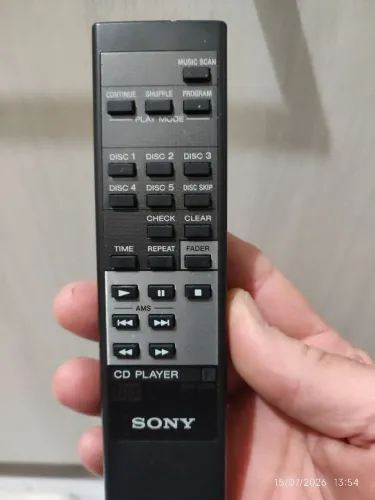 controle para CD Sony changer 5 discos