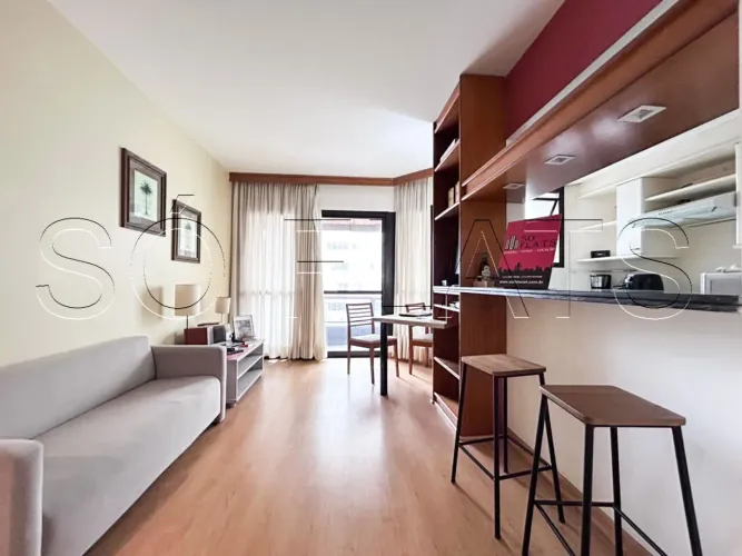 Flat Saint Denis disponível para venda com 46m², 01 dorm e 01 vaga de garagem
