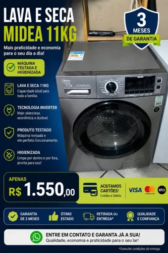 Máquinas de lavar e secar