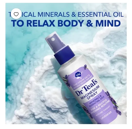 Dr Teal?s Spray Magnésio, lavanda e óleos essências 237 ml