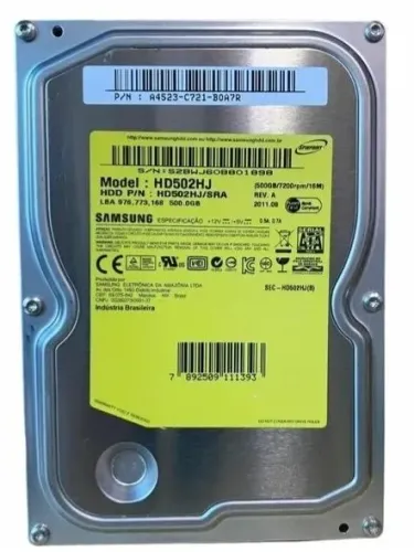 Hd Samsung 500gb sata para desktop