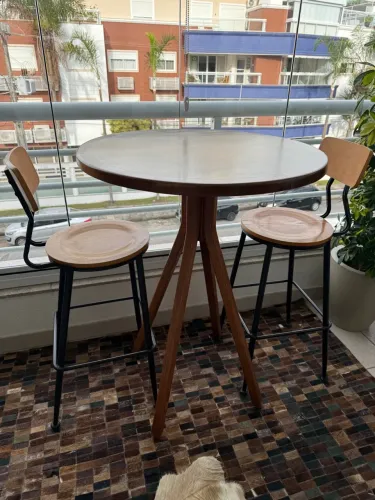 Conjunto Bistrô Mesa + 2 Banquetas | Excelente Estado