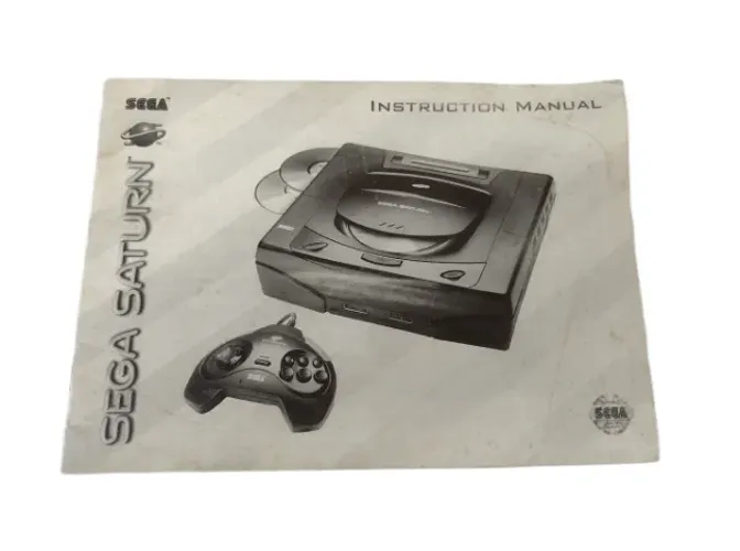 Manual De Instruções Original Do Sega Saturn Americano