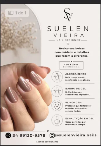 Nail designer Suelen Vieira