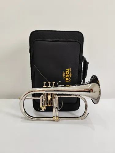 Flugelhorn Tokai TFH-400NL Sib - Níquelado c/ Laqueado- NOVO R$3.700,00- Parcelo 21x