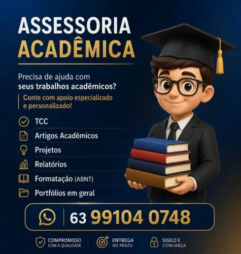 Trabalhos de faculdade, assessoria acadêmica