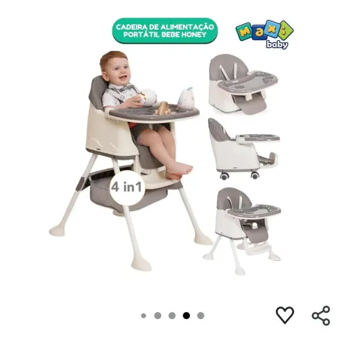 Cadeira Alimentação max baby 