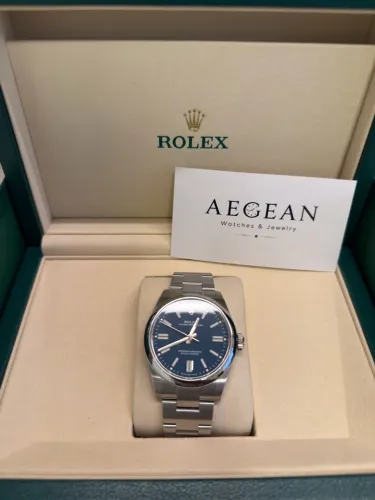 Rolex Oyster Perpetual 41mm - 2026 - Completo - Med blue Dial
