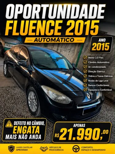 Renault Fluence Sed. Dynamique 2.0 16V Flex Aut. 2015