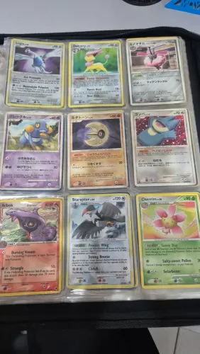 CARTAS POKEMON +360 CARTAS (com cartas raras) + FICHARIO