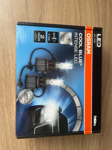 Kit lâmpadas LED H4 OSRAM 6000k - Novas Lacrada