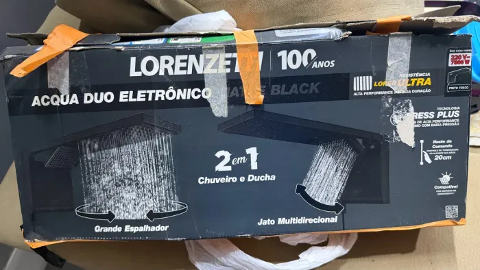 Chuveiro e ducha lorenzetti acqua duo 220V