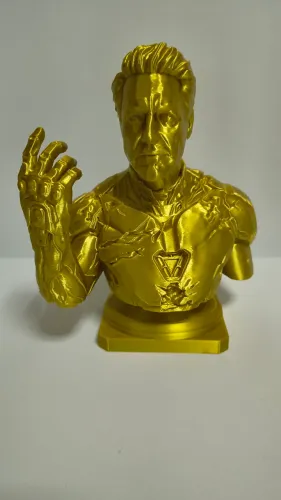 Busto Personalizado Homem de Ferro Estalo - Impressão 3D - 18cm