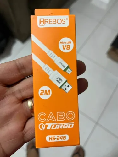 Cabo V8 - 2 Metros - Celular/Diversos - Promoção