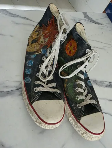 Tenis all star pintado