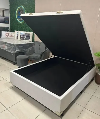 QUEIMA DE ESTOQUE BASE BAÚ CASAL APENAS R$599,99 pix ou dinheiro 