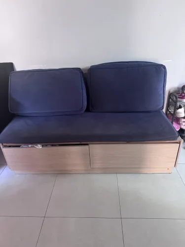 Sofá com baú