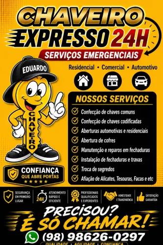 CHAVEIRO EXPRESSO 24H