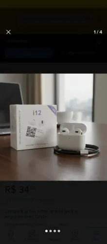 Fones De Ouvido Genéricos TWS - 1 Par