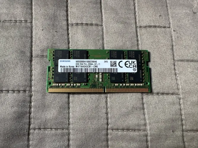 Memória DDR4 32GB SAMSUNG 3200mhz notebook