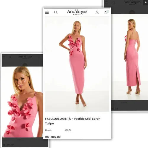 vestido Fabulous Agilitá  tulipa Importado Tam M 