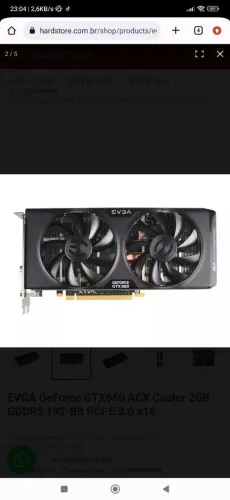 Geforce GTX 660 2gb 192 bits GDDR5