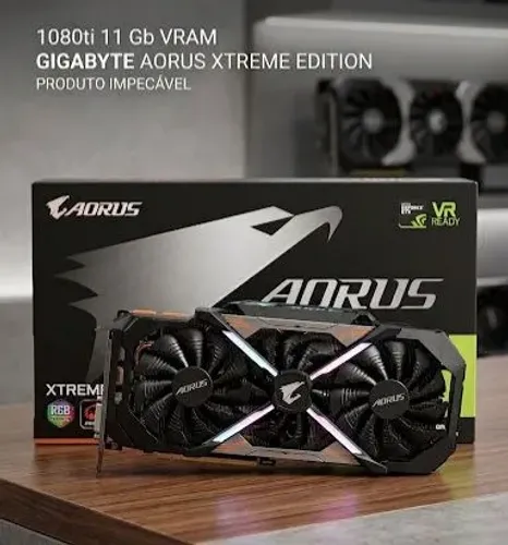 Gtx 1080 ti 11 GB Aorus X treme Edition placa de video