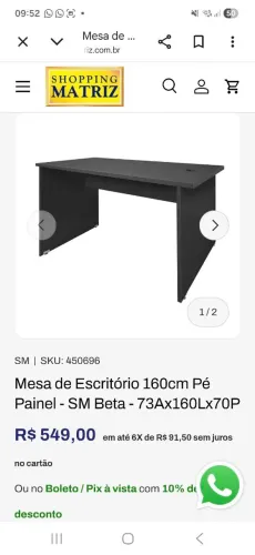 Mesa de escritório