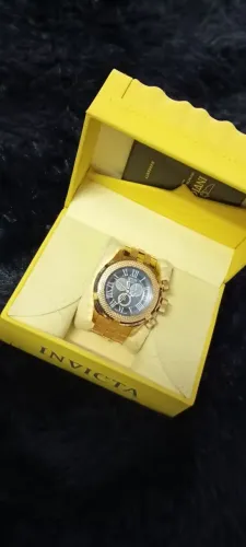 RELÓGIO INVICTA RESERVE BOLT ZEUS DOURADO - ORIGINAL IMPORTADO