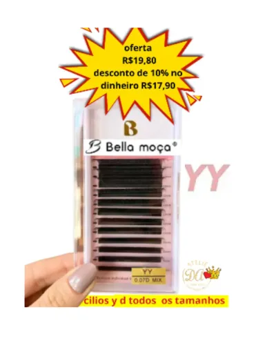 cilios bella moça y brasileiro 0.07d
