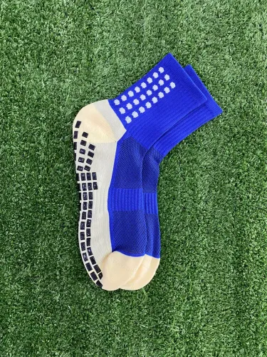 MEIA ANTIDERRAPANTE AZUL 