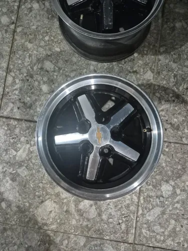 Jogo De Rodas Cruz De Malta Aro 14 Furação 5x114 Opala Maverick