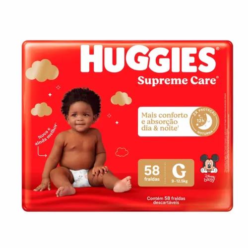 Fralda Huggies Supreme Care G