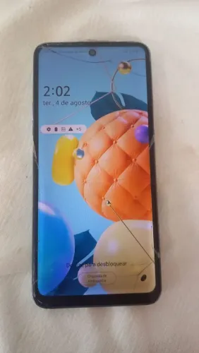 Vende-se celular Lg k62+ 128gb