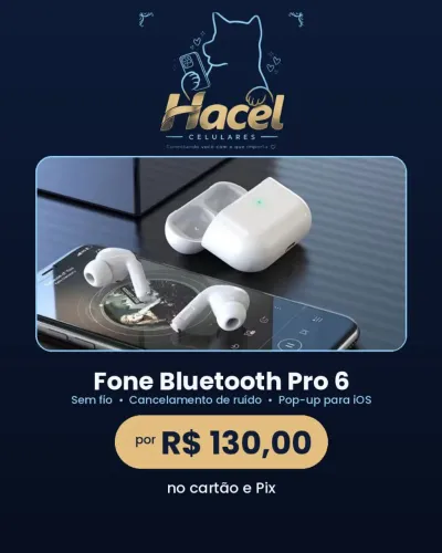FONE PARA IPHONE