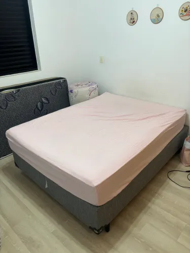 Cama Casal com Box e Colchão